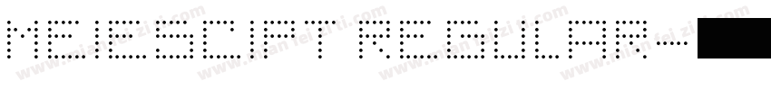 MEIESCIPT REGULAR字体转换